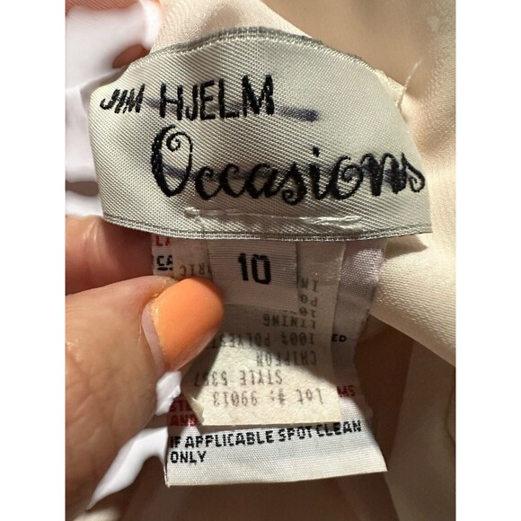 Jim Hjelm Occasions Size 10 Evening Prom Formal Dress Two‎ Tone Pink #GH12-1 - Picture 11 of 14